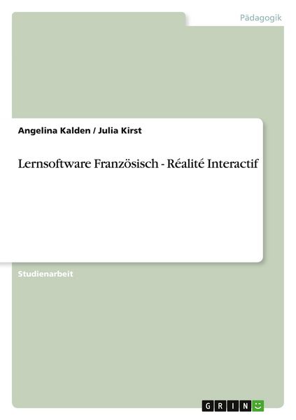 Produktbild: Lernsoftware Franz&ouml;sisch - R&eacute;alit&eacute; Interactif