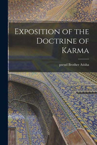 Produktbild: Exposition of the Doctrine of Karma