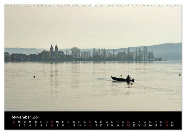 Produktbild: Ein Jahr am BODENSEE (hochwertiger Premium Wandkalender 2026 DIN A2 quer), Kunstdruck in Hochglanz