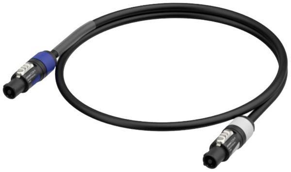 Produktbild: Neutrik 1036406 Strom Anschlusskabel Schwarz 2m