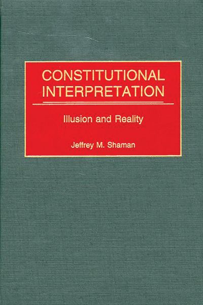 Produktbild: Constitutional Interpretation
