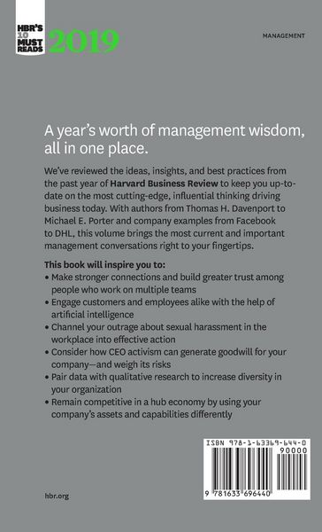 Produktbild: Hbr's 10 Must Reads 2019
