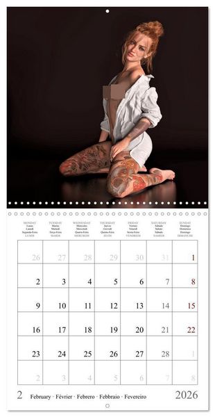 Produktbild: Tattoos on nice skin (Wall Calendar 2026 12 &times; 12 Inch) CALVENDO 12 Month Wall Calendar