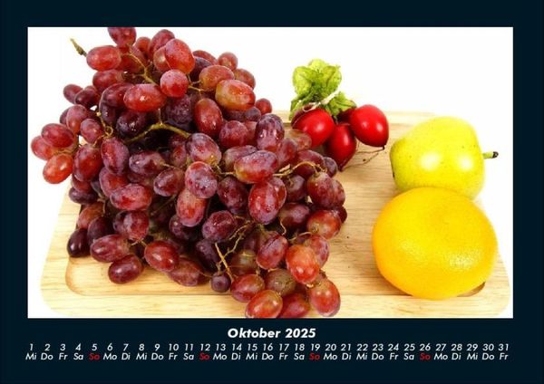 Produktbild: Fr&uuml;chte 2025 Fotokalender DIN A4