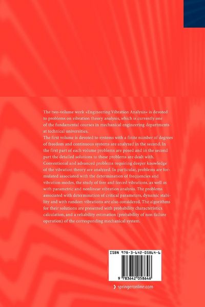 Produktbild: Engineering Vibration Analysis