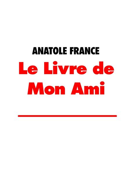 Produktbild: Le Livre de Mon Ami