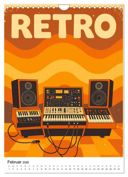 Produktbild: Feel the Groove &ndash; Funk & Soul Vintage (Wandkalender 2026 DIN A4 hoch), CALVENDO Monatskalender