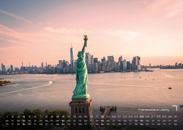 Produktbild: USA - eine Reise durch die Vereinigten Staaten - dem Land der unbegrenzten M&ouml;glichkeiten - 2027 - Kalender DIN A3