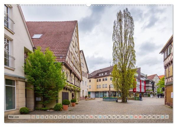 Produktbild: Nagold (hochwertiger Premium Wandkalender 2026 DIN A2 quer), Kunstdruck in Hochglanz