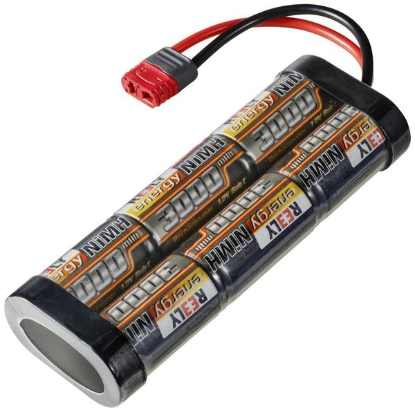 Produktbild: Reely Modellbau-Akkupack (NiMh) 7.2V 3000 mAh Zellen-Zahl: 6 Stick T-Stecksystem