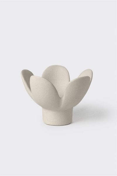 Produktbild: Kerzenhalter Blume beige