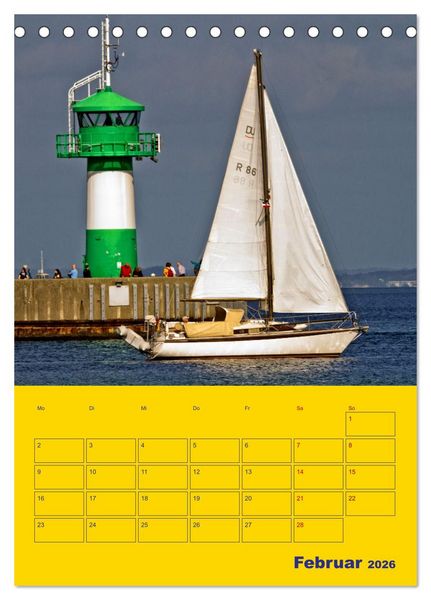 Produktbild: Sehnsucht nach Meer - Ostsee (Tischkalender 2026 DIN A5 hoch), CALVENDO Monatskalender