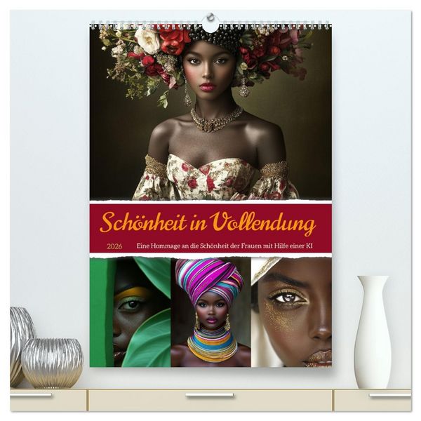 Schönheit in Vollendung (hochwertiger Premium Wandkalender 2026 DIN A2 hoch), Kunstdruck in Hochglanz