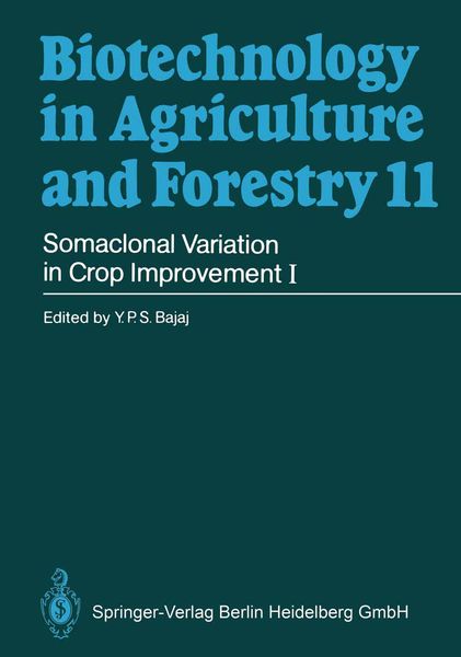 Produktbild: Somaclonal Variation in Crop Improvement I