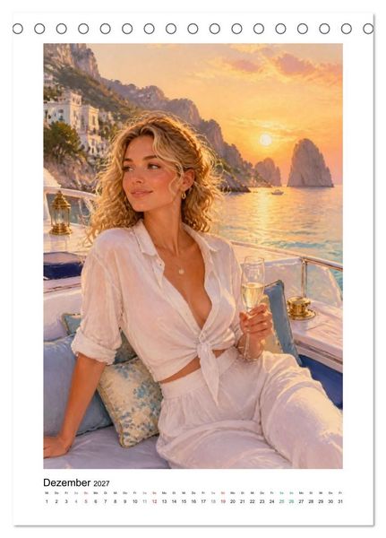 Produktbild: Bella Vita (Tischkalender 2027 DIN A5 hoch), CALVENDO Monatskalender