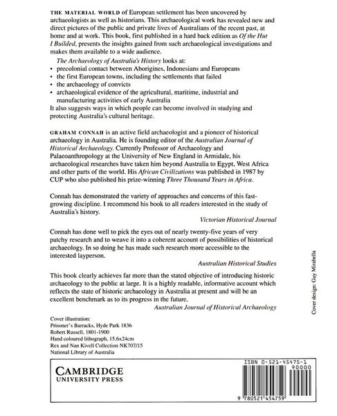 Produktbild: The Archaeology of Australia's History