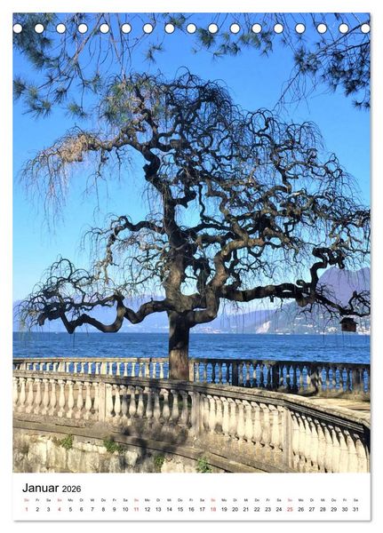 Produktbild: Traumhafter Lago Maggiore (Tischkalender 2026 DIN A5 hoch), CALVENDO Monatskalender