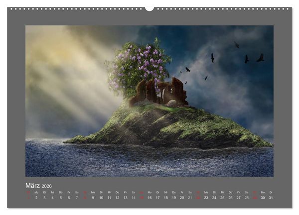 Produktbild: Zauber des Lichtes (hochwertiger Premium Wandkalender 2026 DIN A2 quer), Kunstdruck in Hochglanz