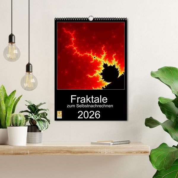 Produktbild: Fraktale zum Selbstnachrechnen (Wandkalender 2026 DIN A3 hoch), CALVENDO Monatskalender