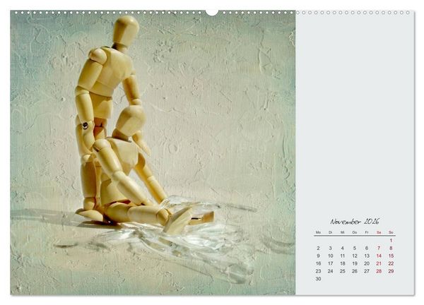 Produktbild: Kalenderspr&uuml;che (hochwertiger Premium Wandkalender 2026 DIN A2 quer), Kunstdruck in Hochglanz
