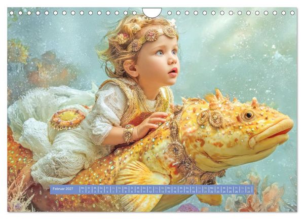 Produktbild: Als ich von einer Wasserkreatur tr&auml;umte - Fantasiewerke (Wandkalender 2027 DIN A4 quer), CALVENDO Monatskalender