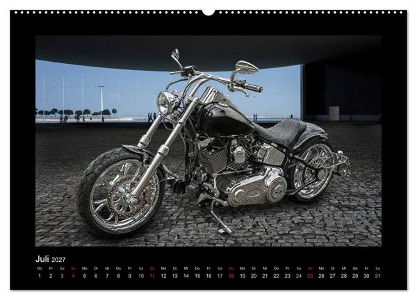 Produktbild: Motorrad-Tr&auml;ume &ndash; Chopper und Custombikes (hochwertiger Premium Wandkalender 2027 DIN A2 quer), Kunstdruck in Hochglanz