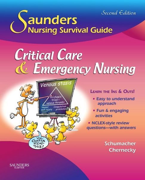 Produktbild: Saunders Nursing Survival Guide: Critical Care & Emergency Nursing