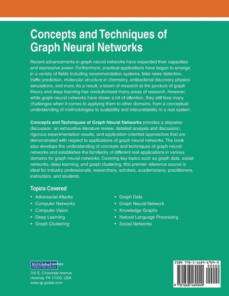 Produktbild: Concepts and Techniques of Graph Neural Networks