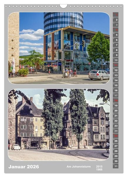 Produktbild: Jena im Wandel (Wandkalender 2026 DIN A3 hoch), CALVENDO Monatskalender