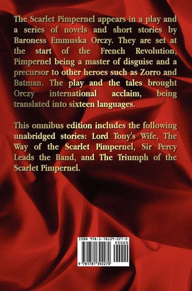Produktbild: The Gallant Pimpernel - Unabridged - Lord Tony's Wife, The Way of the Scarlet Pimpernel, Sir Percy Leads the Band, The Triumph of the Scarlet Pimperne