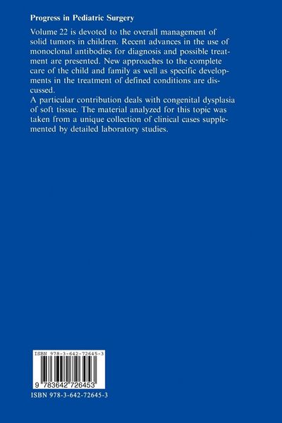 Produktbild: Pediatric Surgical Oncology