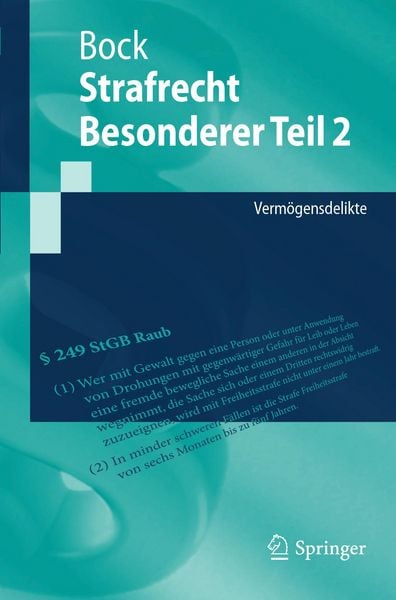 Produktbild: Strafrecht Besonderer Teil 2