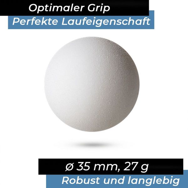 Produktbild: Bandito Kickerball Bomber wei&szlig;, 3er Set
