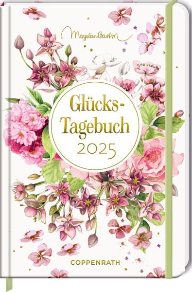 Gr. Wochenkal.: GlücksTagebuch 2025 (rosa) - M.Bastin