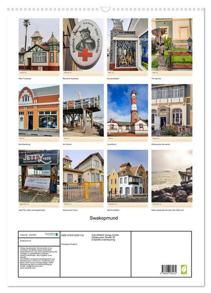 Produktbild: Swakopmund (Wandkalender 2026 DIN A2 hoch), CALVENDO Monatskalender