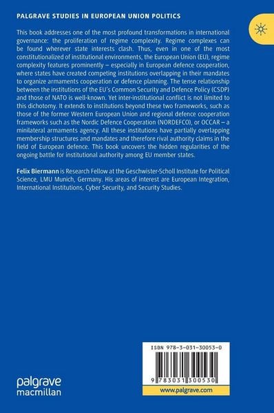 Produktbild: The Battle for Authority in European Defence Cooperation