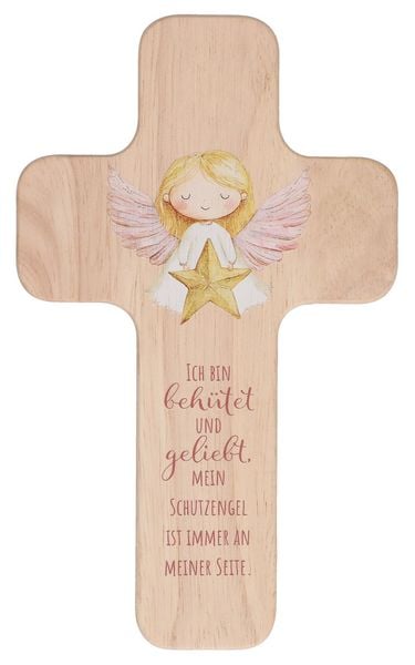 Produktbild: Kinderholzkreuz - Schutzengel