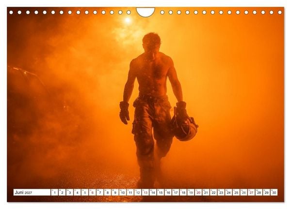 Produktbild: Feuerwehrm&auml;nner - Sexy K&ouml;rper und hei&szlig;e Flammen (Wandkalender 2027 DIN A4 quer), CALVENDO Monatskalender