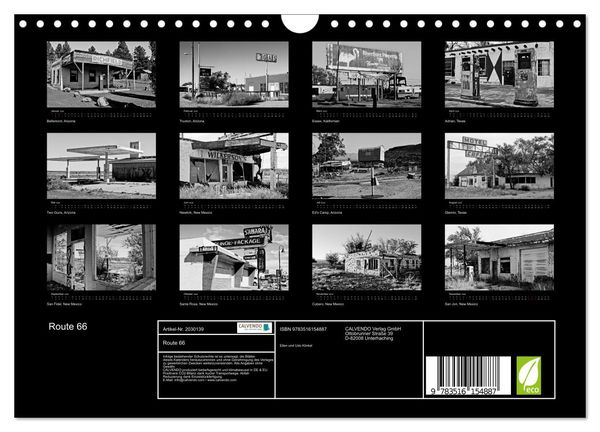 Produktbild: Route 66 (Wandkalender 2026 DIN A4 quer), CALVENDO Monatskalender