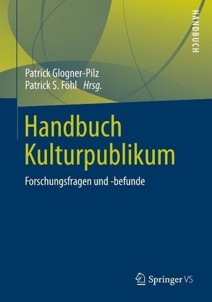 Produktbild: Handbuch Kulturpublikum