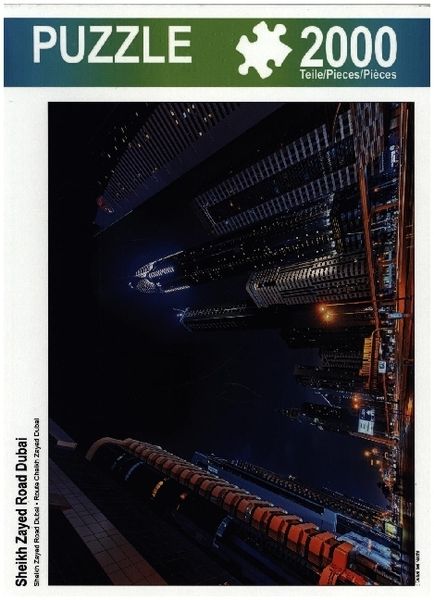 Produktbild: CALVENDO Puzzle Sheikh Zayed Road | 2000 Teile Lege-Gr&ouml;&szlig;e 90x67cm Foto-Puzzle f&uuml;r gl&uuml;ckliche Stunden