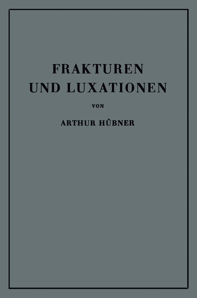 Produktbild: Frakturen und Luxationen