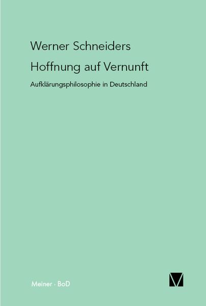 Produktbild: Hoffnung auf Vernunft