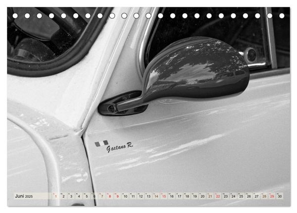 Produktbild: il Cinquecento - Details im Fokus - im Look eines legend&auml;ren Analogfilms (Tischkalender 2025 DIN A5 quer), CALVENDO Monatskalender
