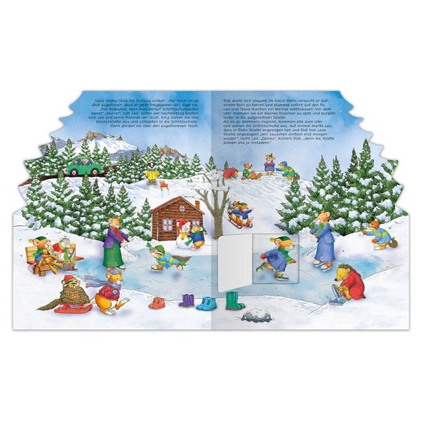 Produktbild: Leo Lausemaus - Mein weihnachtliches Wimmelbuch