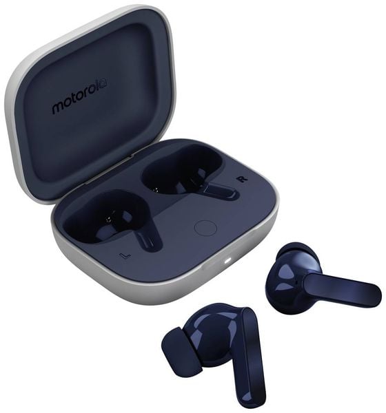 Motorola moto buds In Ear Kopfhörer Bluetooth® Starlight Blue Wasserabweisend