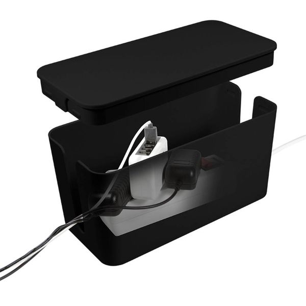 Produktbild: LogiLink KAB0060 Kabel-Geh&auml;use 115 x 235 x 120 Kunststoff Schwarz 1 St.