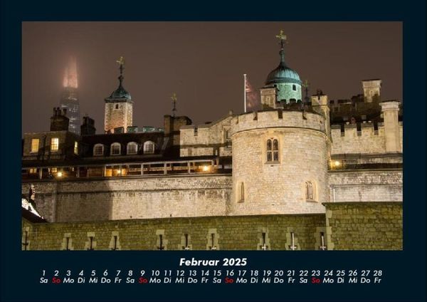 Produktbild: London 2025 Fotokalender DIN A4