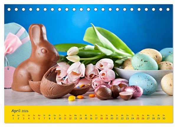 Produktbild: Tulpentraum (Tischkalender 2026 DIN A5 quer), CALVENDO Monatskalender