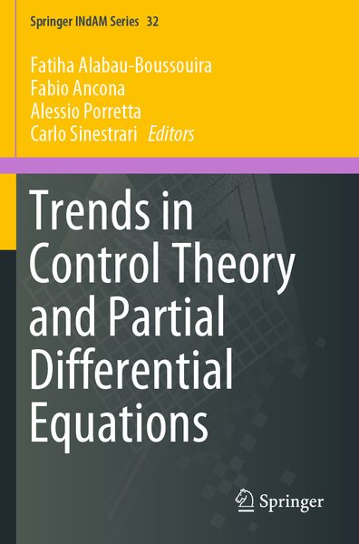 Produktbild: Trends in Control Theory and Partial Differential Equations